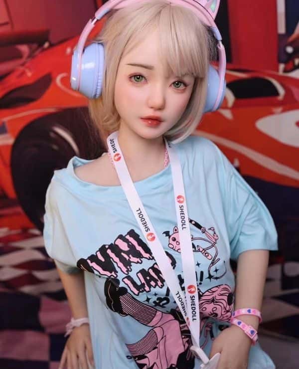 SHEDOLL 148cm Yuanyuan Head Silicone Head + TPE Body Love Doll D Cup Body Material Customizable Images are made of full silicone Cute Sex Doll Cheap