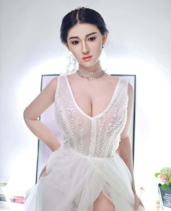 JYDoll 164cm #Xiaofei Head Love doll with silicone head and TPE body - Big bust real doll, sex doll at an affordable price