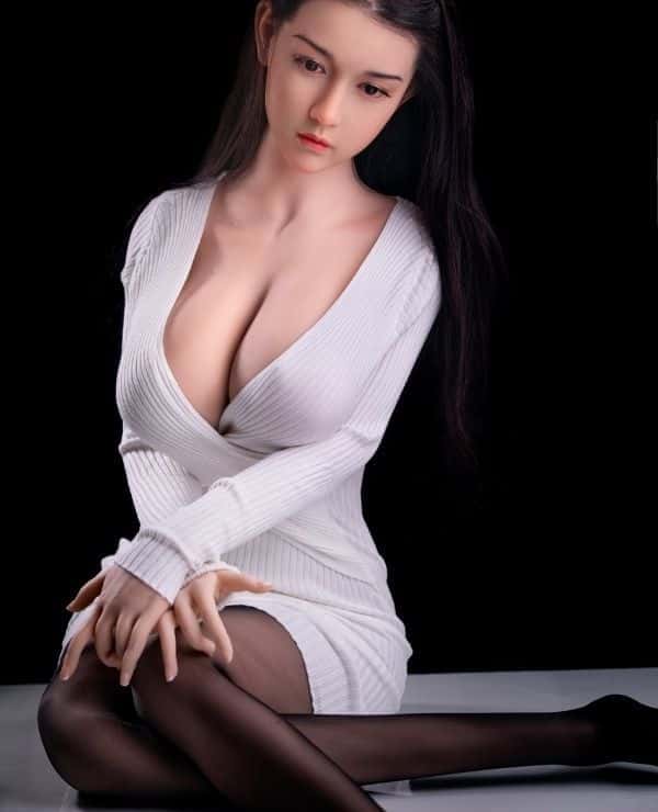 JYDoll 170cm #Xiaoqian Head Silicone Head + TPE Body Love Doll H Cup Hair Transplant Real Doll Sex Doll Low Price