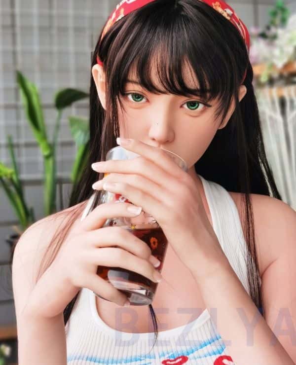 Bezlya 160cm Hibiscus Head Silicone Head + TPE Body Love Doll Sex Doll Real Doll Normal Breast B Cup M16 Bolt Customizable Low Price