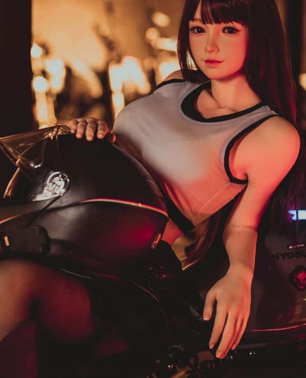 Bezlya 160cm Winter Blue Head Silicone Head + TPE Body Love Doll Sex Doll Real Doll Normal Breast B Cup M16 Bolt Customizable Low Price