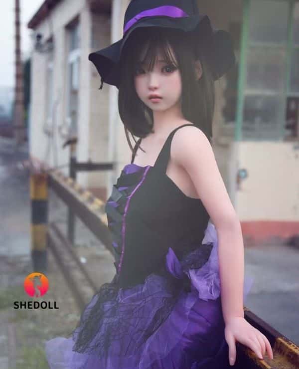 SHEDOLL 148cm Luoxiaoyi Head D Cup Cute Love Doll with Choice of Body Material, Sex Doll, Reasonable Price
