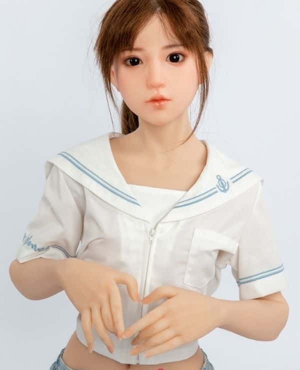 SanhuiDoll 145cm Yuki Head Full Silicone Love Doll Sex Doll A Cup Lip Opening Function Optional Surprisingly Low Price