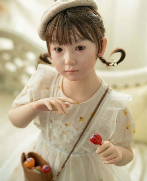 WAXDOLL 110cm #G47 Head Bust Flat Full Silicone Love Doll "Dutch Wife" has excellent cost performance