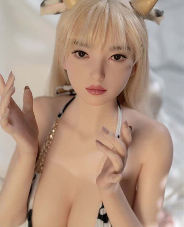 WAXDOLL 143cm #GE06R Head Full Silicone Love Doll Sex Doll H Cup with Realistic Makeup New Model Cheap - High Quality Love Doll that Provides the Ultimate Realistic Experience