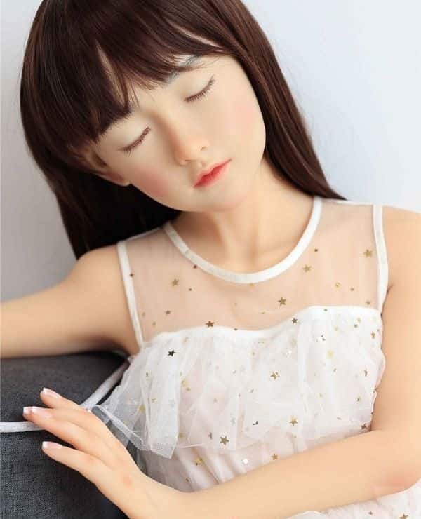 MyLoliWaifu 126cm Riko TPE Love Doll AA Cup Head Material Selection Makeup Selection Dutch Wife Real Doll Low Price Review