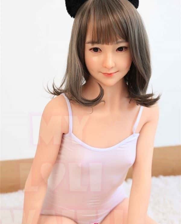 MyLoliWaifu 145cm Rena TPE Love Doll A Cup Head Material Selection Makeup Selection Real Doll Sex Doll Low Price