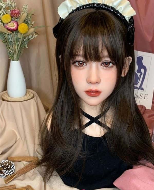 Detailed review of RealGirl head only R2 head B factory made TPE love doll sex doll M16 bolt adopted Artisan makeup selection available