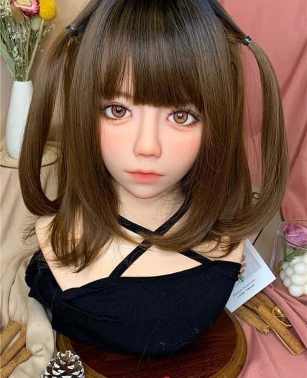 Detailed review of RealGirl head only R5 head B factory made TPE love doll sex doll M16 bolt adopted Artisan makeup selection available