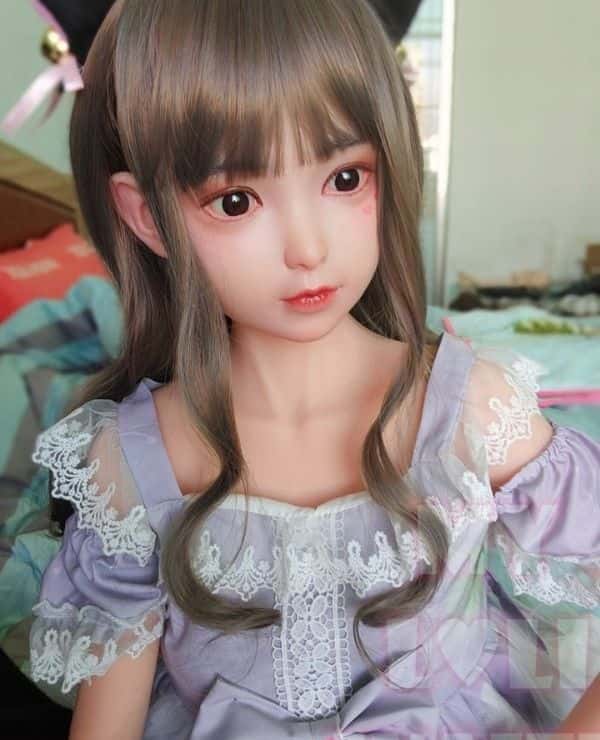 MyLoliWaifu 126cm Kisa Silicone Head + TPE Body Love Doll AA Cup - A cost-effective sex doll with a choice of head materials and makeup