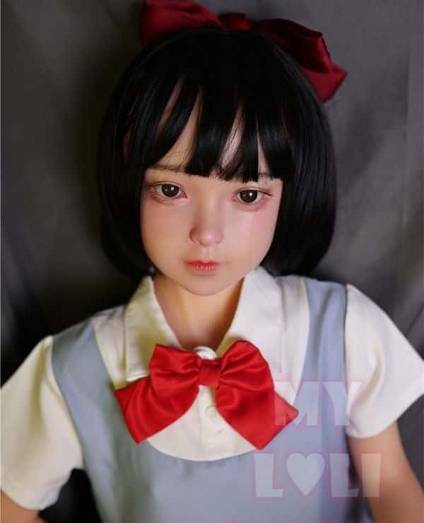 MyLoliWaifu 126cm Kisa Silicone Head + TPE Body Love Doll AA Cup - A cost-effective sex doll with a choice of head materials and makeup