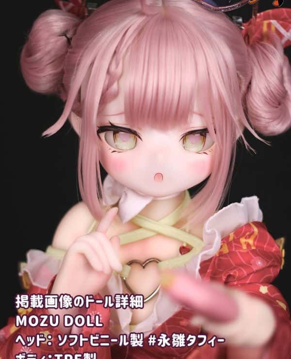 MOZUDOLL 85cm Nagahina Taffy A-cup love doll with soft vinyl head and TPE body: Skin color, eye color, makeup, wig, and costume are as shown in the promotional photo! Excellent cost performance sex doll/anime doll