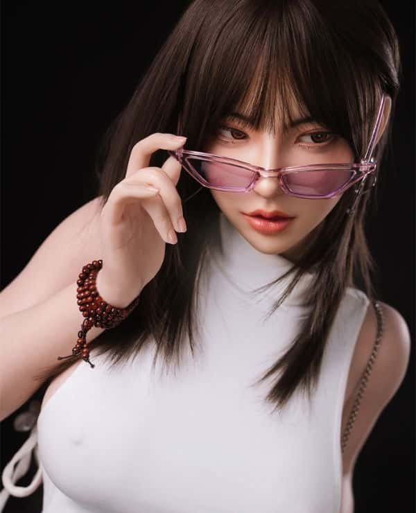 Yearndoll 163cm Y202 Head Advanced Full Silicone Love Doll Sex Doll E Cup with Real Skin Makeup Mouth Opening and Closing Function Luxury