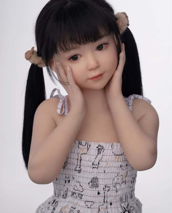WAXDOLL 110cm #GB02 Head Silicone Head + TPE Body Flat Bust Love Doll Review: High-quality love doll with amazing cost performance