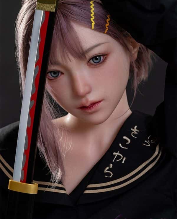 SinoDoll Fighter 77cm Torso S45 Rinto Head Full Silicone Love Doll H Cup Extremely Soft Lightweight Body 15kg Sailor Suit Japanese Sword Sex Doll Cheap - High quality love doll that pursues the ultimate realism and lightweight design