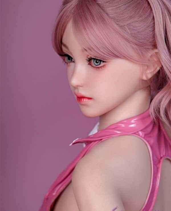 SinoDoll Fighter 77cm Torso S45 Rinto: The charm of the soft, lightweight body and pink costume of the full silicone H-cup love doll