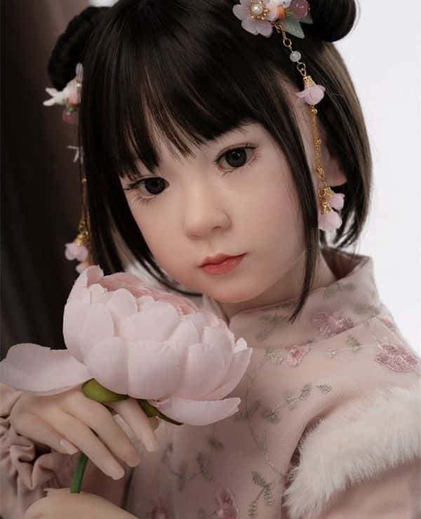 Detailed review of AXB Doll 110cm GB05R Head Silicone Head + TPE Body: Flat Bust M16 Bolt Specification, High Quality Love Doll with Realistic Makeup Body