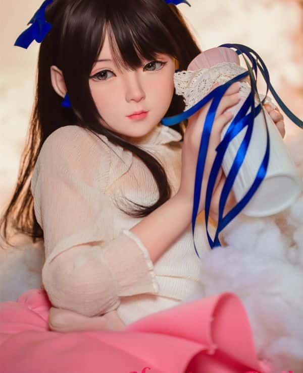 Bezlya 138cm M head Silicone head + TPE body love doll Small breasts A cup M16 bolt Customizable Real doll Sex doll Low price model