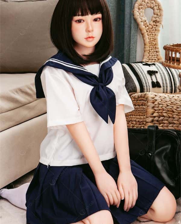 XYDOLL 138cm #1 Head High-grade Silicone Head + TPE Body AA Cup Small Breasts Love Doll Sex Doll Surprisingly Low Price