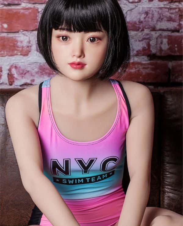 XYDOLL 138cm #5 Head High-grade Silicone Head + TPE Body AA Cup Small Breasts Love Doll Sex Doll Low Price