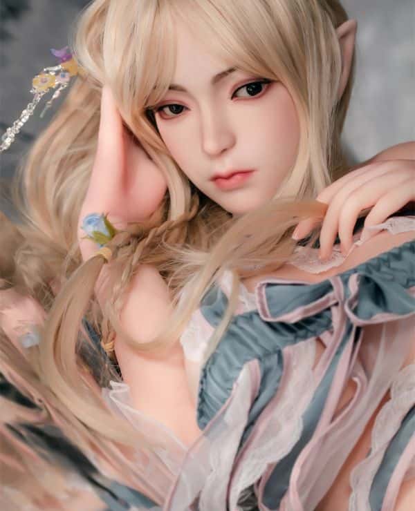 Bezlya 161cm S Tricolor Violet Head Silicone Head + TPE Body Love Doll Sex Doll Real Doll Big Breasts F Cup M16 Bolts Customizable Low Price