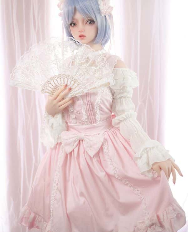 SanhuiDoll 145cm A9 Head Full Silicone Love Doll Sex Doll D Cup Anime Head Mouth Opening and Closing Function Optional Low Price Model