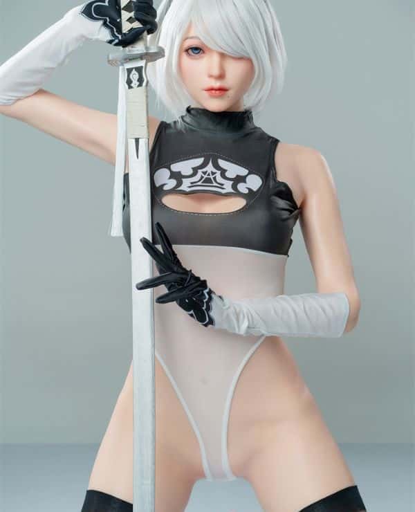 Detailed review of ZELEX new 170cm #GE57Z-4 head full silicone love doll: C cup realistic makeup and luxurious sex doll