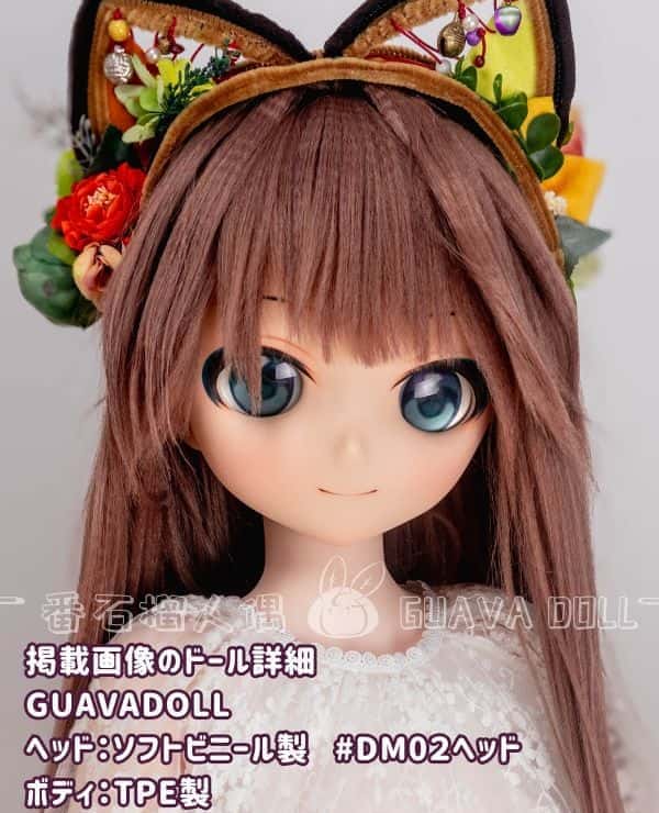 GUAVADOLL 145cm DM02 Head Soft Vinyl Head + TPE Body A Cup Anime Doll Love Doll Sex Doll Surprisingly Low Price