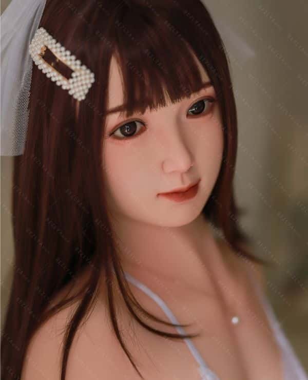 Bezlya 155cm Butterfly Pea Head Silicone Head + TPE Body Love Doll Sex Doll Real Doll Small Breasts A Cup M16 Bolt Customizable Low Price