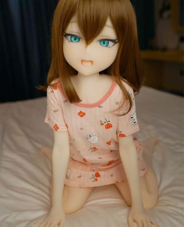 A 110cm sexy beauty with an Anna head TPE love doll: Flat bust and flat body type, S-TPE customized product, an anime doll with oral function that is also ideal as a sex doll, available at a reasonable price