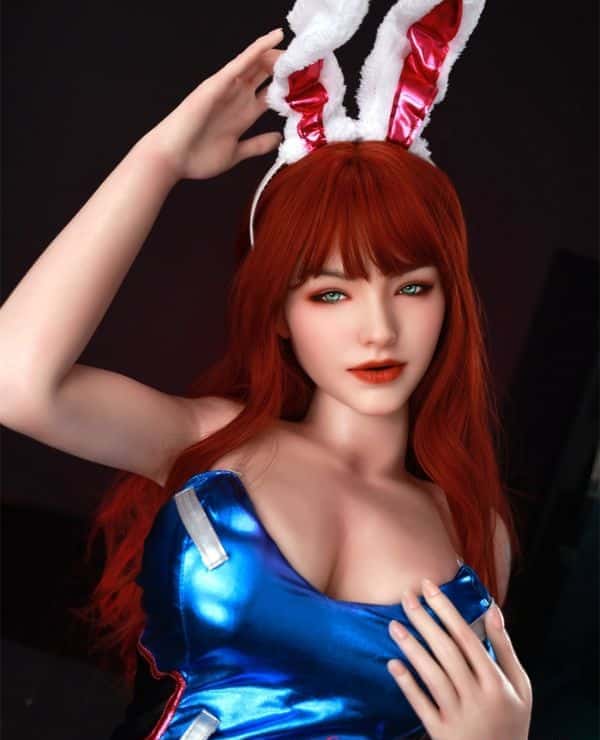 Orangein 165cm #604 Head Full Silicone Love Doll C Cup Soft Silicone Head Mouth Opening and Closing Function and Realistic Oral Cavity Free Sex Doll Real Doll Low Price