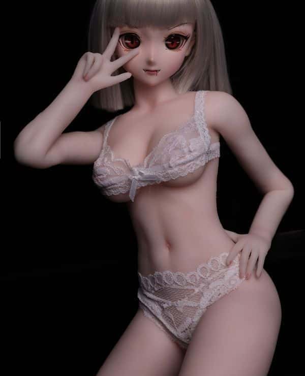 MiniDoll 60cm S5 Head Gina - Anime style mini doll, sex possible, normal breast silicone, height selectable, love doll, sex doll, amazing low price
